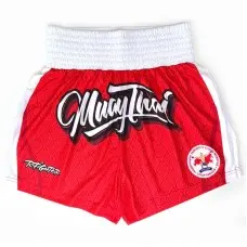 Шорты для тайского бокса Reyvel СФТБР muay thai красные